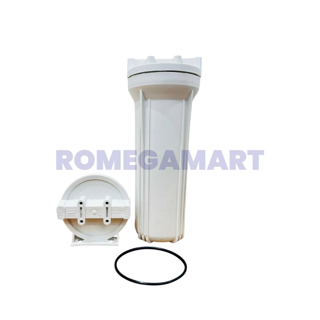 FV A002 Filter Housing White Color 370 Gram Single O Ring Virgin Material For Domestic Use - Euro Industries