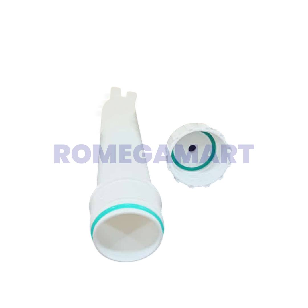 Membrane Housing White Color Plastic Material For Domestic Water Purifier - Euro Industries