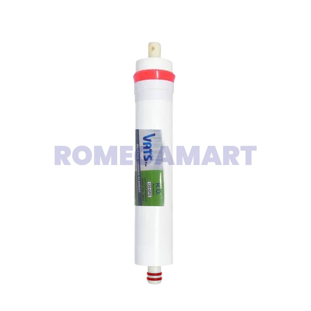 Vats Pro HT 125 GPD Ro Membrane 3000 TDS White Color Suitable For All Types Of Domestic RO Water Purifier - Vats Aqua Ro System