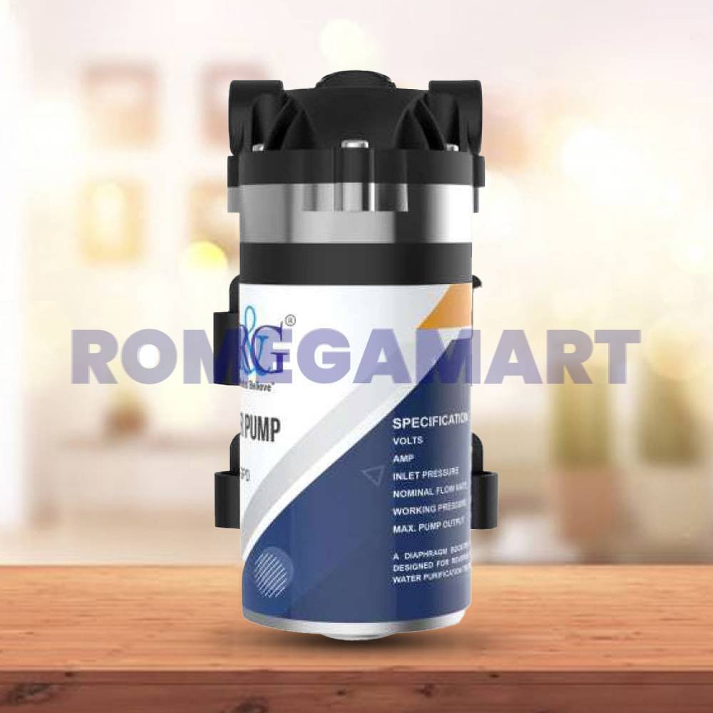Real Ganga RG Silver 100 GPD Black Color Booster Pump Suitable For Domestic RO - GTB JI  WATER SOLUTION