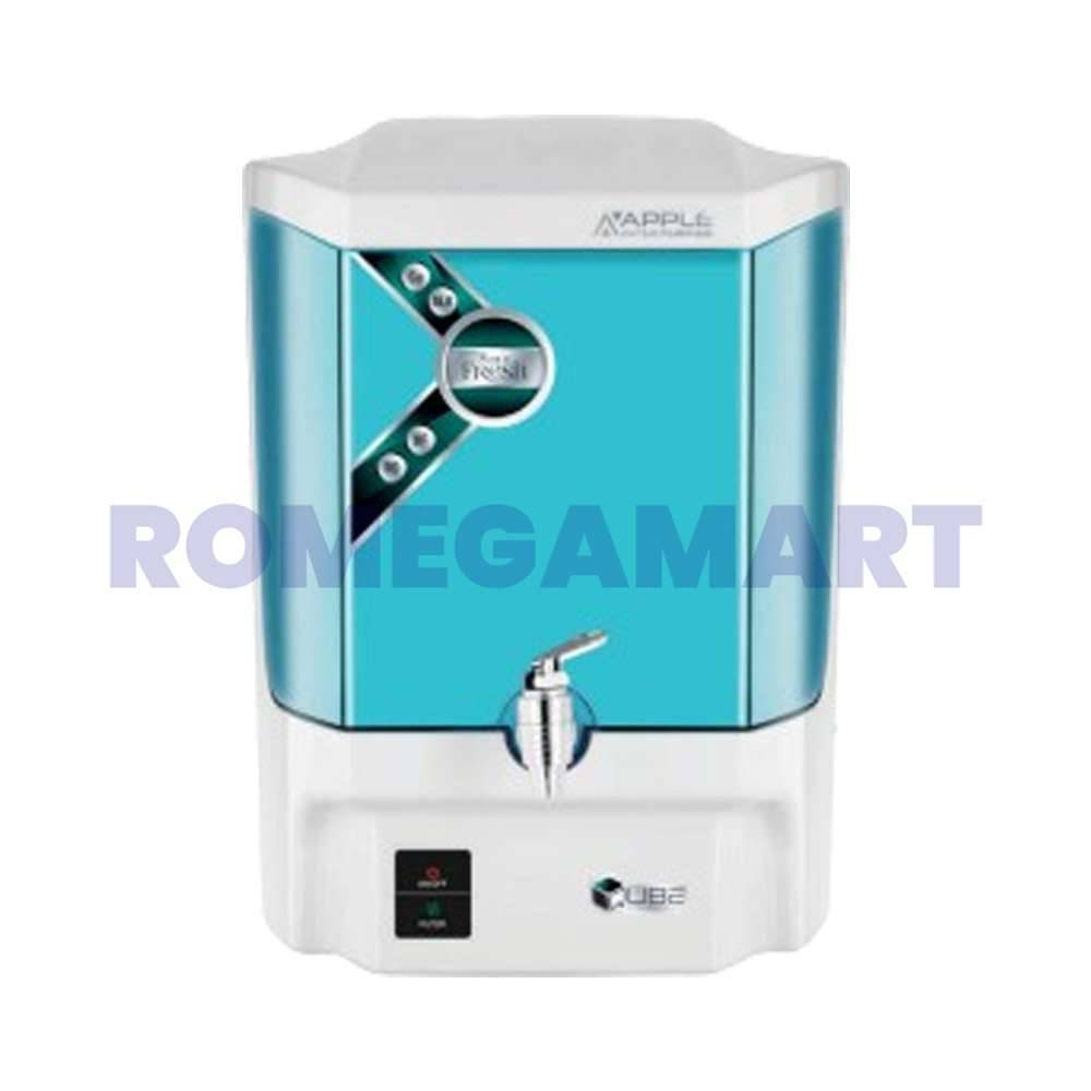 Apple Qube Green Color RO Cabinet ABS Plastic Material 11 Liter Storage Domestic - GTB JI  WATER SOLUTIONS