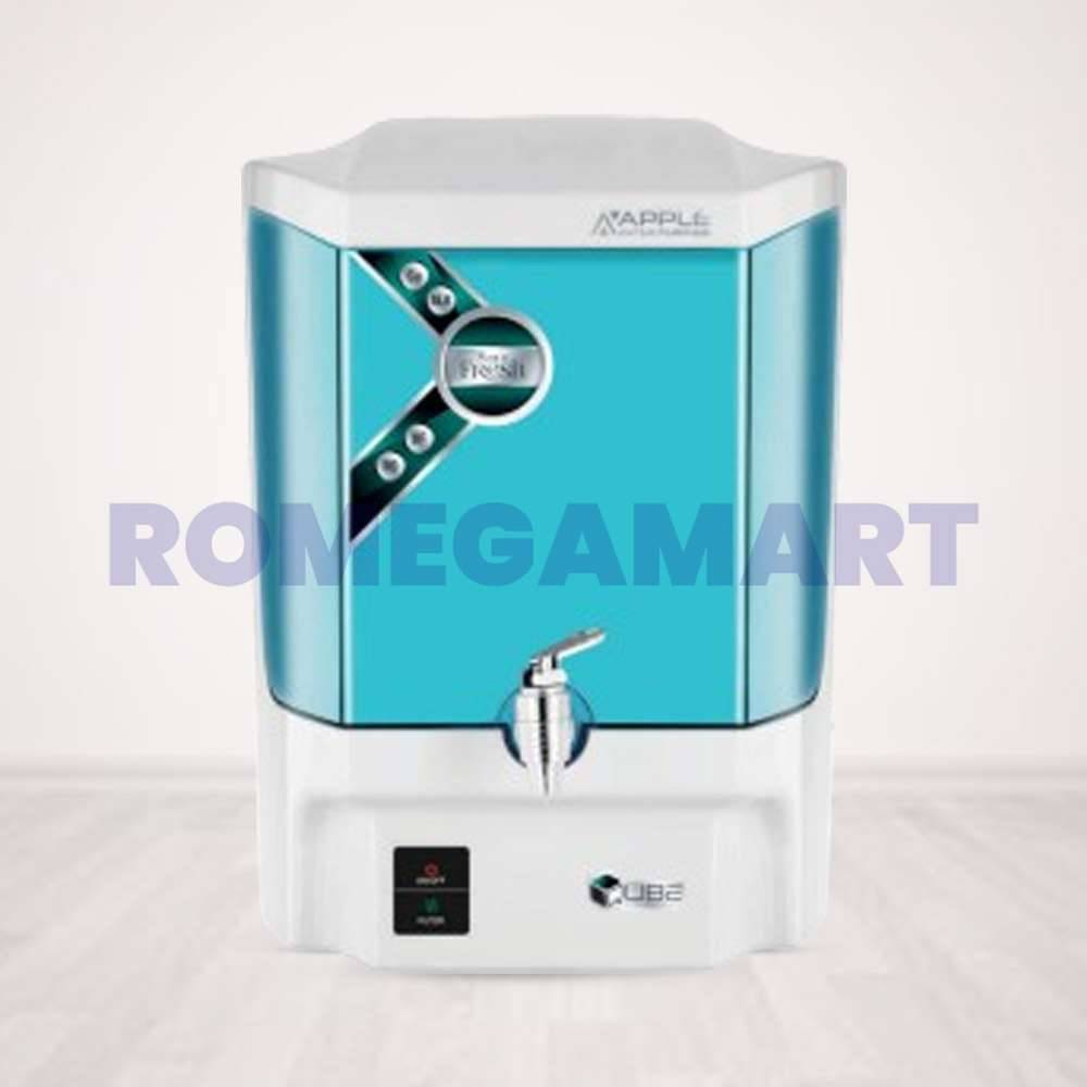 Apple Qube Green Color RO Water Purifier ABS Plastic Material 11 Liter Storage Domestic - GTB JI WATER SOLUTIONS