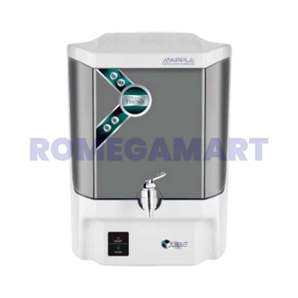 Apple Qube White With Black Color RO Water Purifier 11 Liter Storage Domestic ABS Plastic Material - JAZZ PURE WATER SOLUTIONS