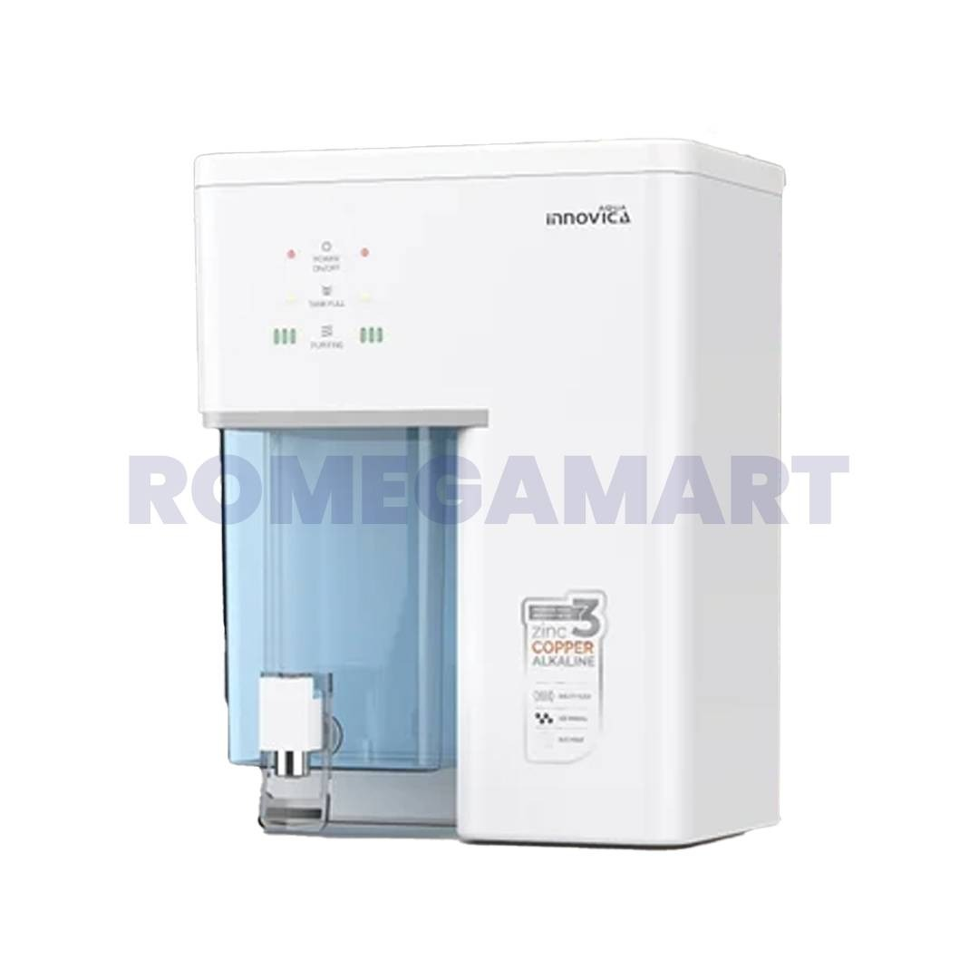 Aqua Innovica 10 Liter Storage Ro Cabinet Candy White With Blue Color For Domestic Use - AR Enterprises