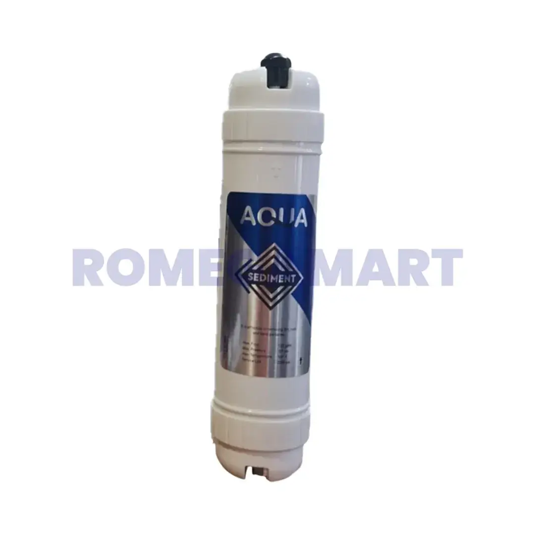 Aqua Sediment Filter White Color For Use Domestic Water Purifier -  ZETTA WATER PURIFIER PRIVATE LIMITED