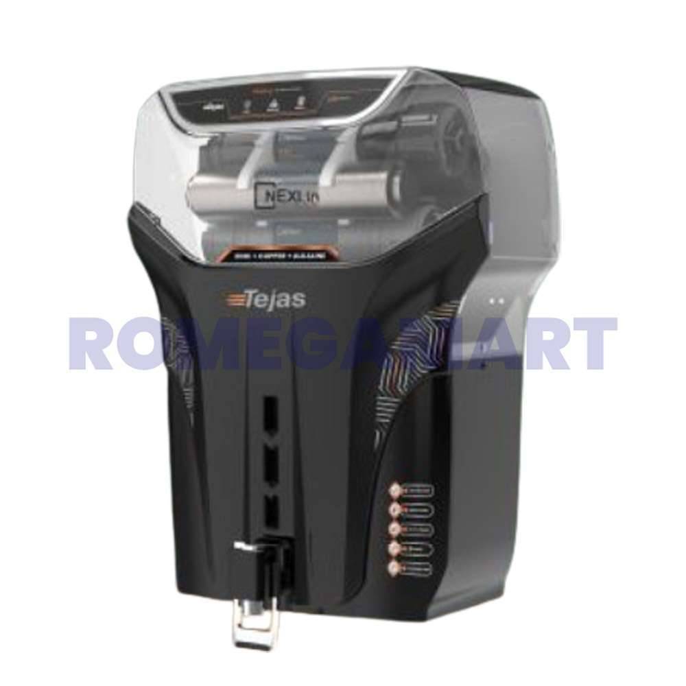 Nexlin Tejas Half Thermocol Black Transparent Color 13 Liter Storage Domestic RO Water Purifier - GTB JI WATER SOLUTIONS