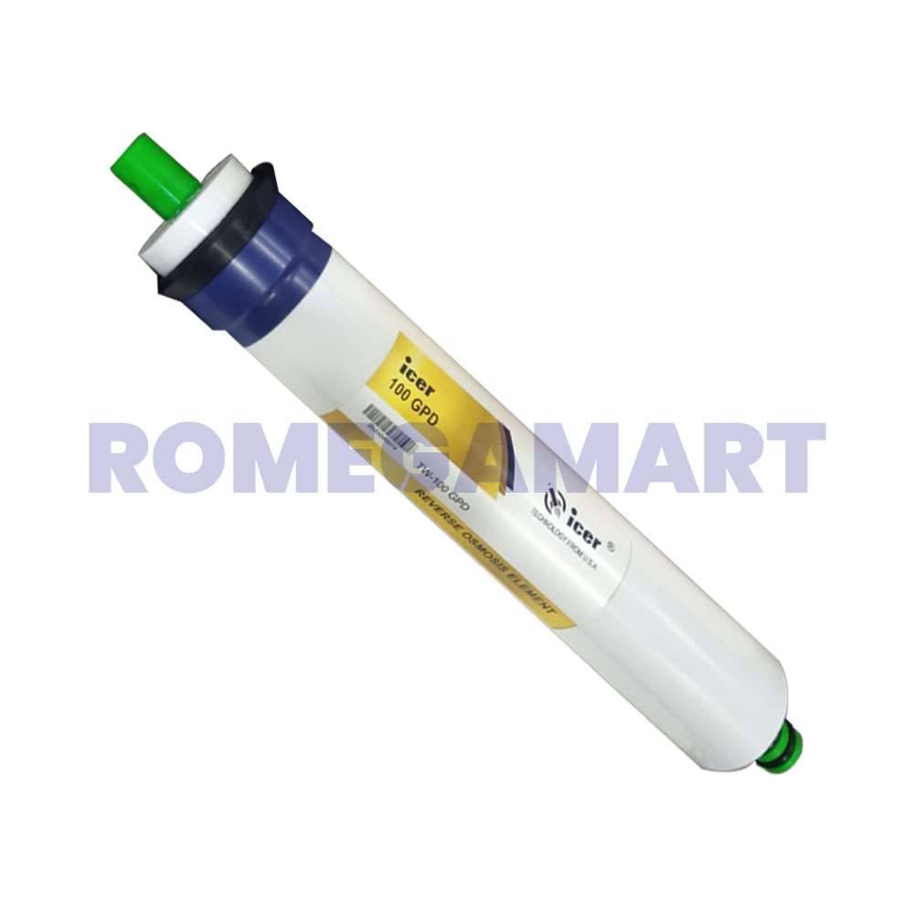 Icer TW 100 GPD Membrane For Domestic RO - GTB JI WATER SOLUTIONs