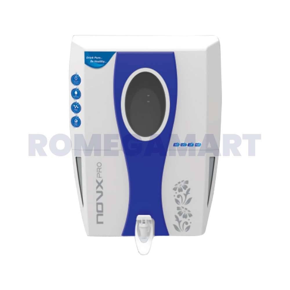 Novex Pro 10 Liter White With Blue RO+UV+TDS+Copper Domestic Water Purifier With Advance LED Digital Display Food Grade Material - P-Tech Aqua India