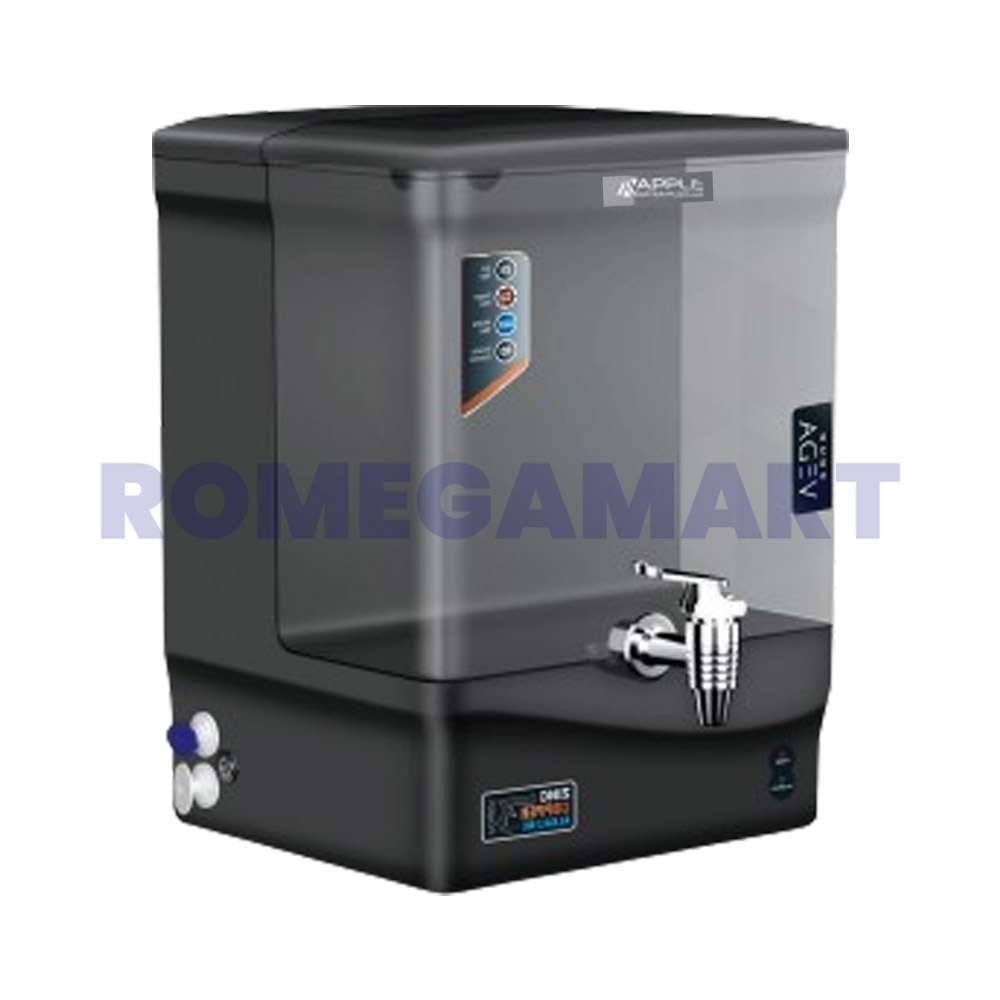 Apple Aqua Veda RO Cabinet Black Color 10 Liter Storage Capacity For Domestic - GTB JI WATER SOLUTION