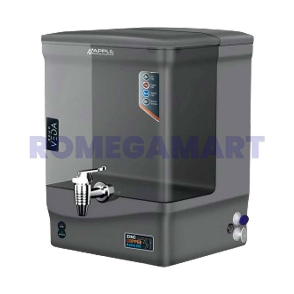 Apple Aqua Veda Grey Color 10 Liter Storage Capacity Domestic RO Water Purifier - JAZZ PURE WATER SOLUTIONS