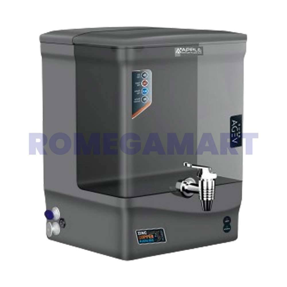 Apple Aqua Veda Grey Color 10 Liter Storage ABS Plastic Material Domestic RO Water Purifier - JAZZ PURE WATER SOLUTIONS