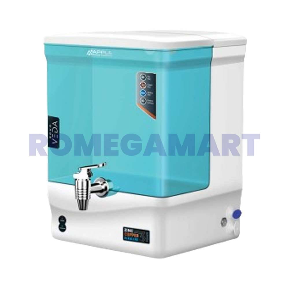 Apple Aqua Veda Sea Green Color 10 Liter Storage Capacity Domestic RO Cabinet - JAZZ PURE WATER SOLUTIONS